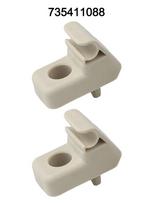 Sun Visor Bracket 2Pcs 735411088 Compatible with For Fiat Grande Punto Car Interior Replacement Parts for Sun Visor Mount China Mainland