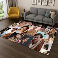 fashion Harry Styles Singer Star Carpet Rug for Bedroom Living Room Sofa Playroom Doormat Home Decor,Kid Area Rug Non-slip 40x60cm