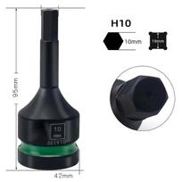 Hex Head Bit Socket Adapter T25H10-H36 for 3/4 Inch Drive For Impact Wrench with Enhanced Strength from Integrated Construction