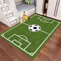 3D Soccer Football Field Carpet Rug for Bedroom Living Room Home Sofa Decoration Children Play Game Large Decor Floor Mat Gift 40x60cm