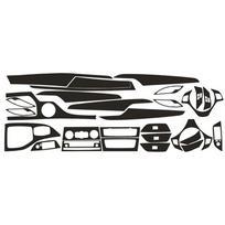 BMW X1 E84 2010-2015 m. 3D juodo anglies pluošto rašto interjero DIY apdailos lipdukas, interjero formavimo dekoras China Mainland