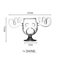 1/2PCS Christmas Vacation Movie Mug Shot Glass Wavy Double Layer Glass Mug Ceramic Coffee Mugs Cups Ceramic Coffee Mugs Single 1PCS