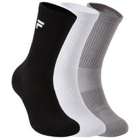 FILA FUSION Couple's High-Waist Long Socks 3-Pack M