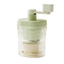 Hand Crank Ice Crusher Stainless Steel Blades Summer Slushy Maker Manual Snow Cone Shaved žalia