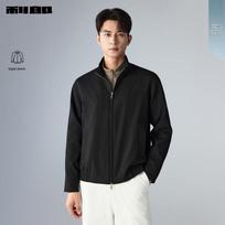 Lilang Men's Fashion Textured Stand-Collar Jacket 185/100A