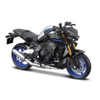 1/18 Yamaha MT-10SP lydinio motociklo modelis lieto metalo žaislinis motociklo modelis imitacinis kolekcinis žaislas vaikams dovanos juoda