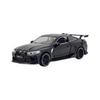 1/32 BMW M4 Coupe Sports Car Alloy Die Casting Model Childrens Toys Collection of Hobbies Display Ornaments Presnet for Friends juoda