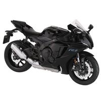 1/9 YAMAHA YZF-R1 YZFR1 Lieto lydinio motociklo modelis Transporto priemonė Kolekcija Garsas ir šviesa Visureigis Autociklas Žaislai Automobilis juoda