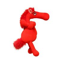 Latest Melancholic Pony Keychain Kawaii Stuffed Plush Toy Handmade Doll Cartoon Anime Cute Gift Doll Christmas for Friends 18cm raudona
