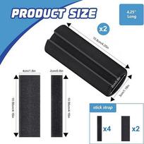 2PCS Foam Handlebar Grips Foam Bike Grips Cushions Grippers Handlebar Wrap Buffer Cover Ergonomic Comfortable Replacement juoda