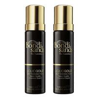 2 x Bondi Sands Liquid Gold savaiminio įdegio putos, saloninės kokybės, kokoso kvapo, 200 ml