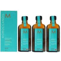 3x 2025 Moroccan Oil Plaukų priežiūros priemonė Originalus buteliukas Visiems plaukų tipams, 100ml