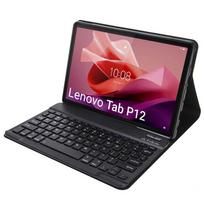 Bluetooth Keyboard Case for Lenovo Tab P12 TB-370 (Black)