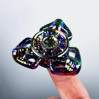 Metal Hand Fidget Spinner Roller Fingertip Rotating Spinning Top Tip EDC Stress Relief Toy Adults Anti Anxiety Autism for Women