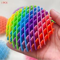 Mini Fidget Worm Toy Elastic Mesh Sensory Toy Stress Anxiety Relief Decompression Fidget Toys Portable Telescopic Slug