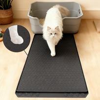 Waterproof Silicone Cat Litter Mat, 86cm - Easy Clean, Large, Blocks Mess 86*56*0.5cm, approx. 630g juoda