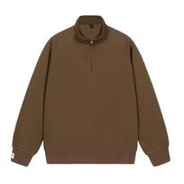 New Style Sports Loose Long-sleeved Half-zip Stand-collar Sweatshirt for Men In Autumn and Winter M ruda