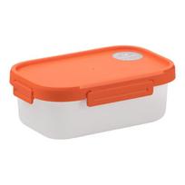 CHAHUA Plastic Divided Bento Lunch Box 18.4 x 11.8 x 6.6 cm