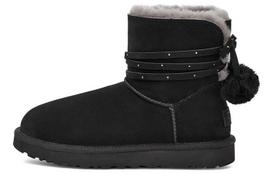 UGG Mini Bailey Bow Pom 'Black' Women's 1125382-BLK 36