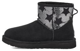 UGG Classic Mini Sequin Stars Star Black Women's 1109441-BLK 36