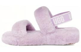 UGG Oh Yeah Thick Sole Sandals Purple Women's 1107953-CATR 37