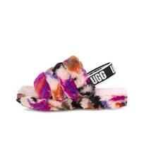 UGG Fluff Yet Mottlee Sandal Multicolor Teenagers 1103586K-MULT 32.5