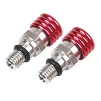 Motorcycle M5 Fork Air Bleeder Relief Valve For Honda Kawasaki Yamaha Suzuki Gas CR CRF YZ YZF WRF RMZ KX KXF 125 250 450 RX raudona