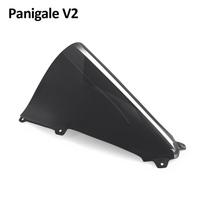 For Ducati Panigale V2 2018-2024 Panigale V4 2018 2019 Windscreen Screen Wind Screen Double Bubble Windshield Wind Deflectors pilka spalva