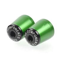 For Kawasaki VERSYS VULCAN S 650 VULCANS VN65 Motorcycle accessories Handlebar Grips Handle Bar Cap End Caps Plug Slider žalia