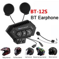 Motorcycle Helmet Intercom Bluetooth 5.0 CSR Headset 2000mah Battery Anti-interference Handsfree For Full/Half Face Helmet