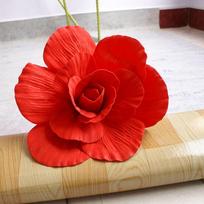NEW Silk PE Foam Rose Artificial Flowers 30cm Simulation Rose Flowers Peony Giant Rose Branch Wedding Backdrop