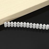M4 Ribbed Plastic Anchor Wall Plastic Expansion Pipe Tube Wall Plugs For Self-tapping Screws 1