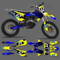 SPACE Motorcycle Graphics Background Decal for Husqvarna TC FC TX FX FS 2019-2022 TE FE 2020-2023 Decals Stickers Kits