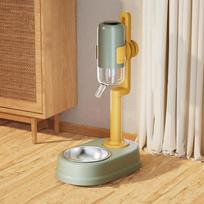 No-Drip Pet Automatic Water Dispenser Easy-Clean Pet Water Bowl Dog Hanging Water Dispenser  Home žalia