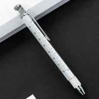 Portable Metal Multi Tool Pen 7-in-1 With Bottle Opener Screwdriver Ruler Outdoor Tool Pen Capacitive Pen Writing Supplies sidabras