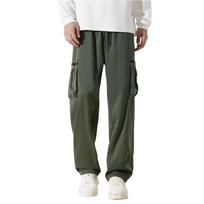 Men’s Lightweight Breathable Multi Pocket Athletic Casual Cargo Pants Relaxed Fit Utility Trousers for Outdoor Sports Activities XXL
