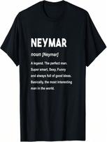 Neymar Name Shirt _ Neymar T-Shirt S įvairiaspalvis