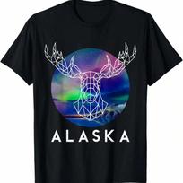 Vintage Alaska T-Shirt College Football Style Tshirt Gift T-Shirt S įvairiaspalvis