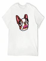 Brown Boston Terrier T-Shirt Funny T-Shirt Korean Fashion Oversized T Shirt Blacks unisexs T Shirts S įvairiaspalvis