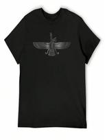Farohar - Faravahar -Fravashi T-Shirt Customs Design Your Own Gifts For Boyfriend Plain unisexs T Shirts Casual Stylish S įvairiaspalvis