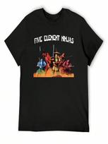 Five Eleunisext Ninjas T-Shirt Baggy Shirts Oversized unisexs Fashion S įvairiaspalvis