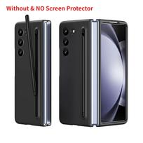 Official Solid Color Skin Feel S Pen Stylus Anti-drop Case for Samsung Galaxy Z Fold 8 7 6 5 4 3 Camera Protect Anti-drop Cover Galaxy Z Fold5 juoda