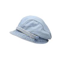Denim Berets Cap Soft Slouchy Beanie Creative Fisherman Hat  Outdoor šviesiai mėlyna spalva
