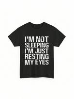 Dad Jokes T Shirt I'm Not Sleeping Just Resting My Eyes Funny S įvairiaspalvis