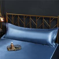 48x120cm /48x150cm Luxury Body Couple Long Pillow Satin Silk  Pillow Case Soft Top Quality Mulberry Pillowcase A 48X120cm