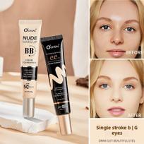 BB Cream SPF50 PA+++ Waterproof Foundation Long Lasting Brightening Primer Sunscreen Makeup Base for Women 6926