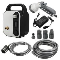12V Gray+White High Pressure Pump Garden Washer Spary Self Guns For Home Cleaning Portable Car Washer