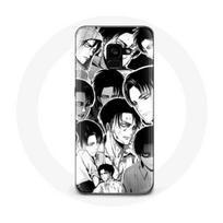Coque pour Samsung Galaxy A8 Plus Attaque des Titans Manga Levi Ackerman