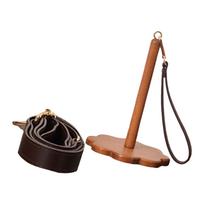 Wrist Yarn Holder With Wrist Strap Wrist Yarn Dispenser with Wrist Lanyard For Crafting Crocheting Knitting Project 1 brown