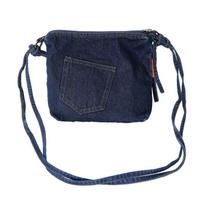 Retro lazy denim bag women's simple color matching vegetable basket bucket bag casual versatile shoulder messenger bag tamsiai mėlyna spalva